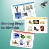 Sample pictures of 3 blending bingo boards
